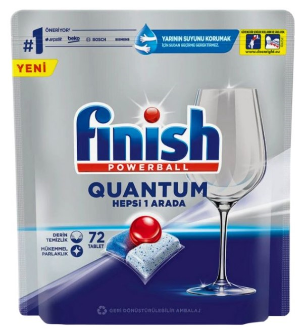 Fınish Bulaşık Makinası Tablet Quantum 72 Li