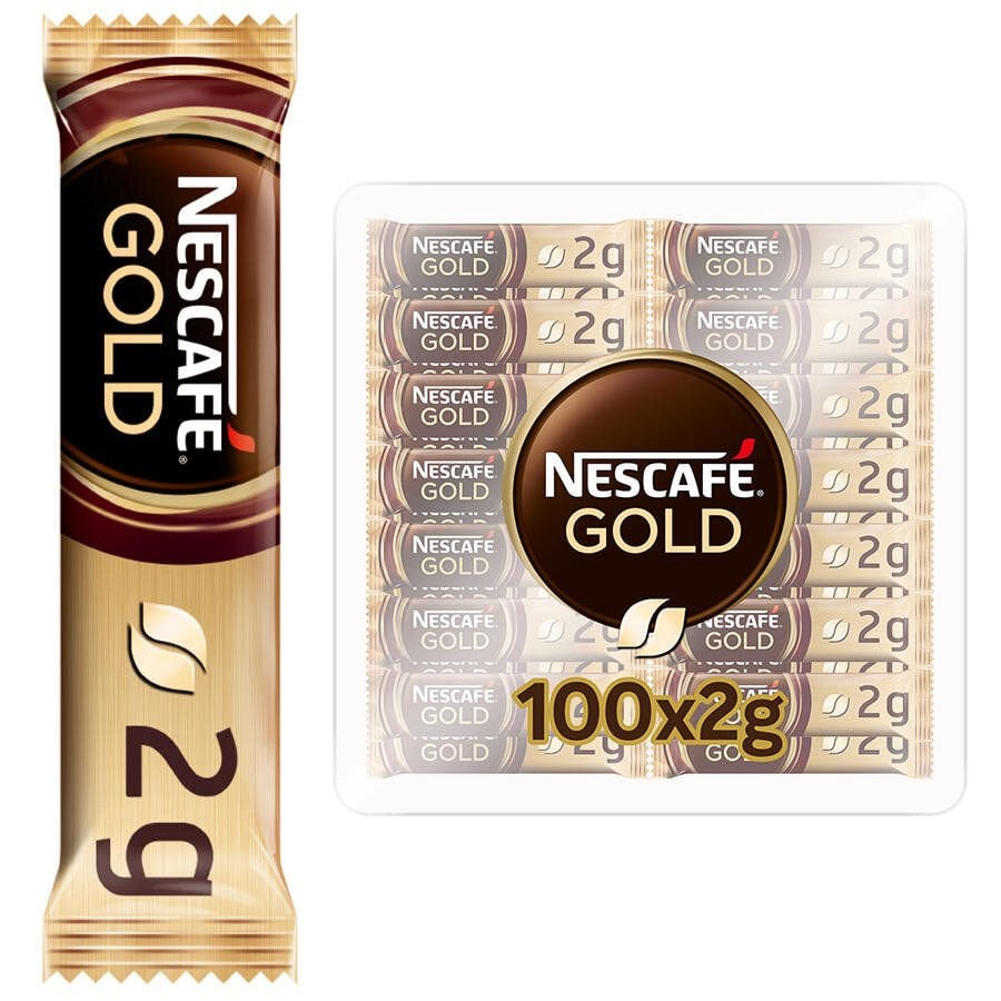 Nescafe Gold Kahve Poşet 2 Gr. 100 Lü Paket