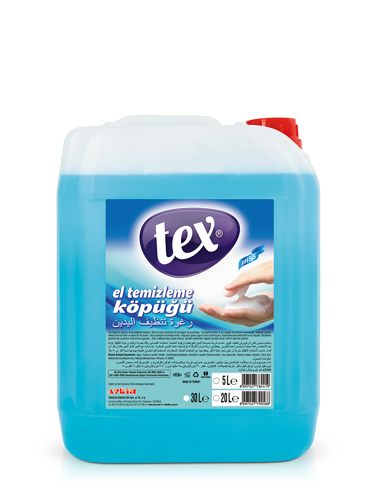 Tex Köpük El Sabunu 5 Kg.