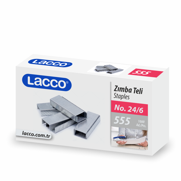 Lacco Zımba Teli No:555 24/6 10 lu Paket