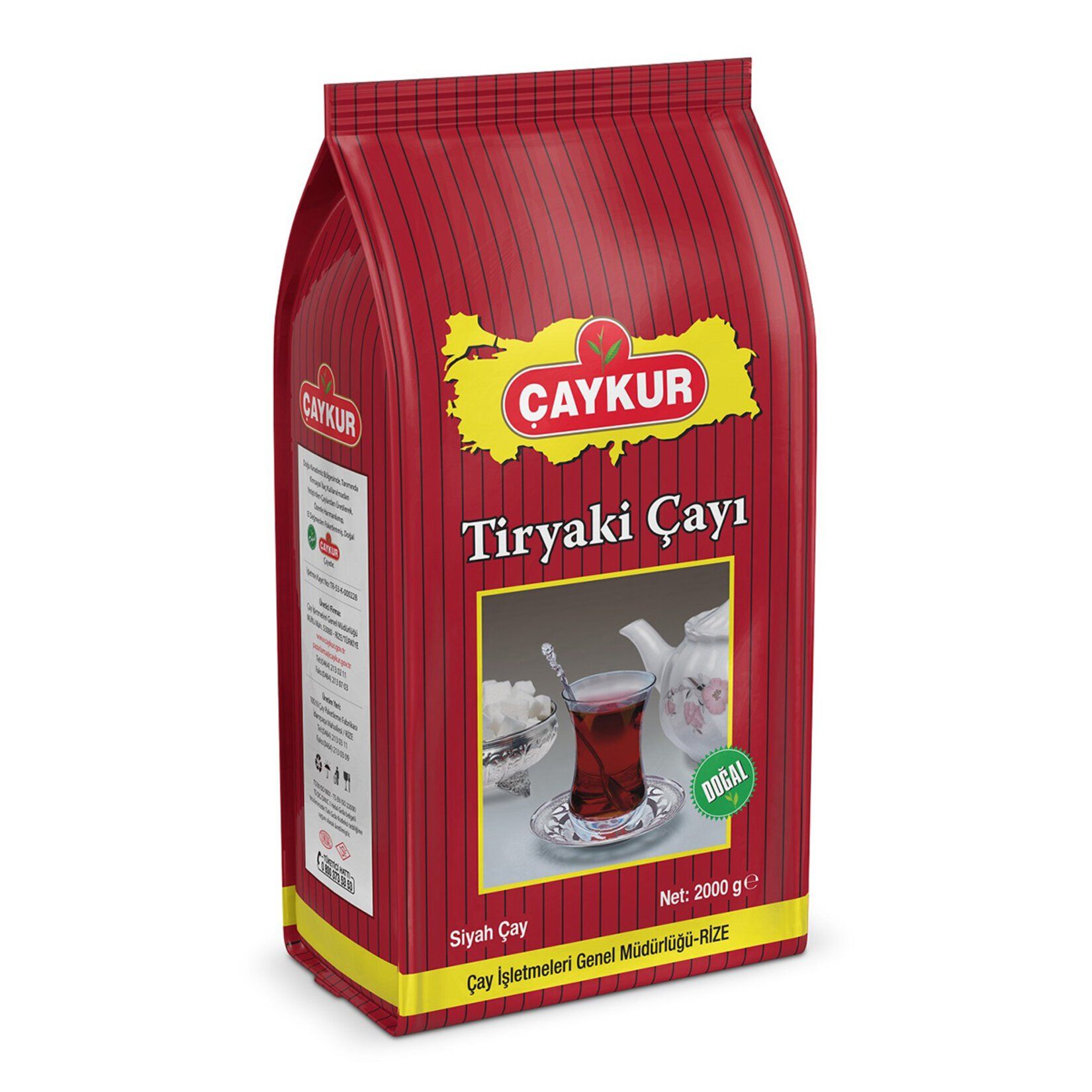 Çaykur Tiryaki Çay 2 Kg.Paket