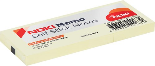 Noki Memo Yapışkanlı Post-it 38X51 100 Yaprak 3'Lü Sarı