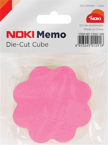 Noki Memo Yapışkanlı Post-it 75X75 250 Yaprak Çiçek-12357-250