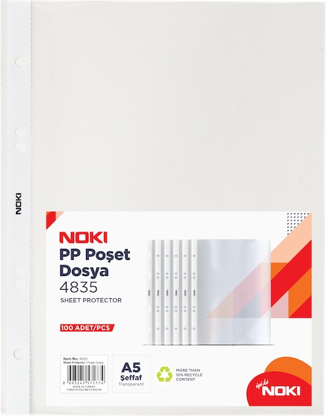 Noki Poşet Dosya A5 100 Lü Paket-4835