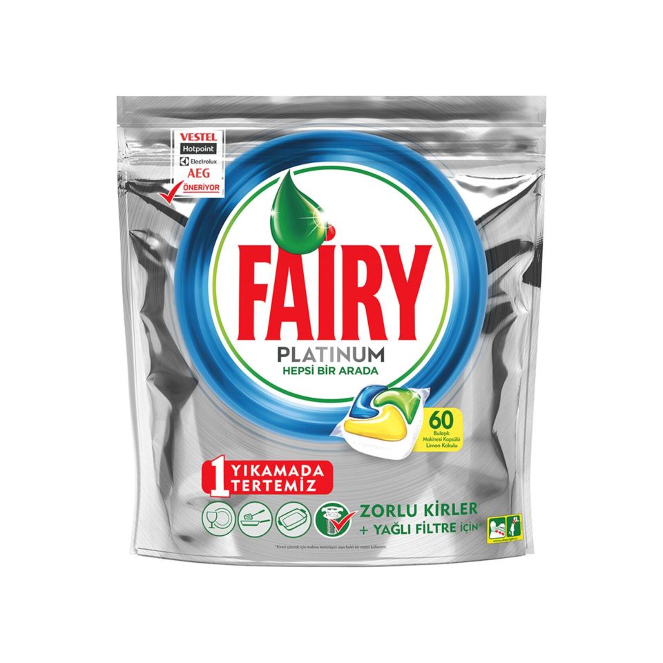 Fairy Bulaşık Makinası Tablet Platinum 60 Lı