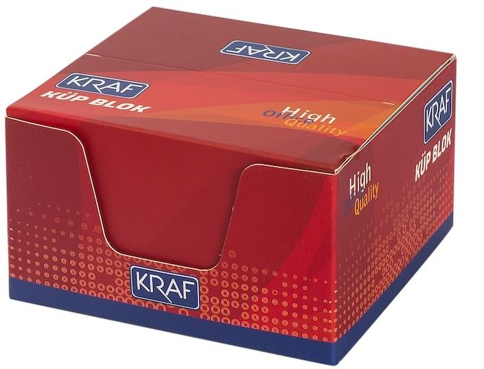 Kraf Küp Blok Beyaz 8X8 Cm.115G