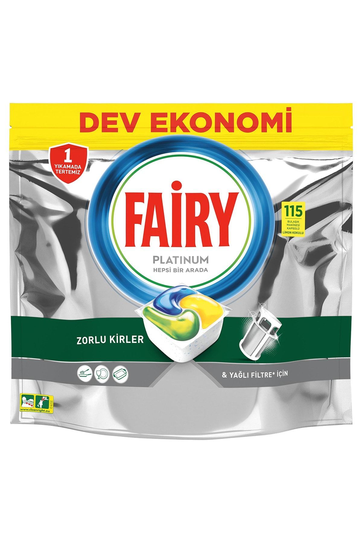 Fairy Bulaşık Makinası Tablet Platinum 115 Li