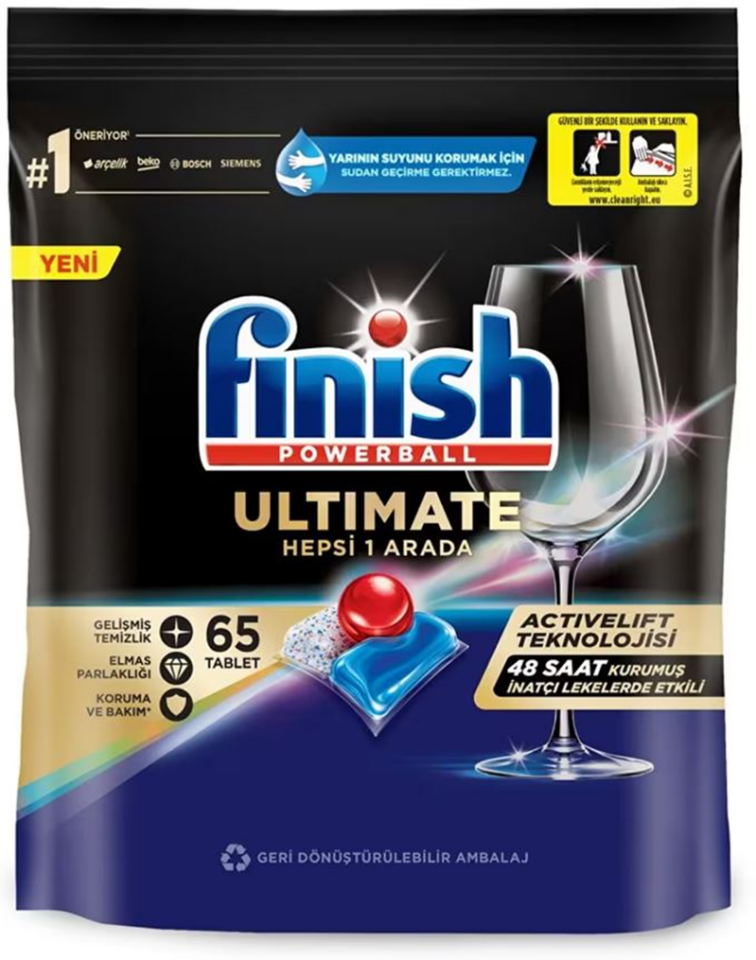 Fınish Bulaşık Makinası Tablet Quantum 65 Li