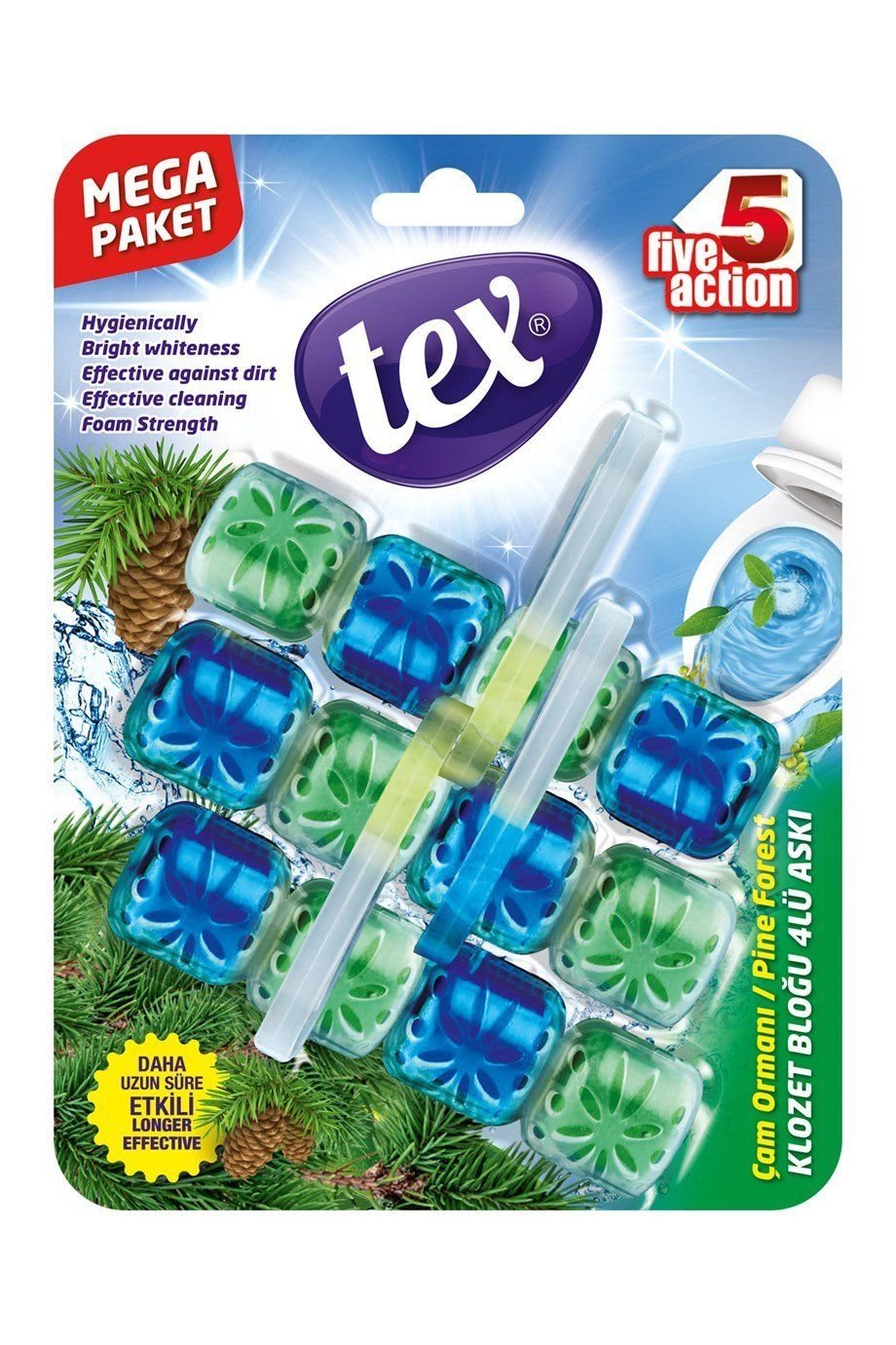 Tex Wc Klozet Bloğu Mega 50 Gr.3 'Lü Blok