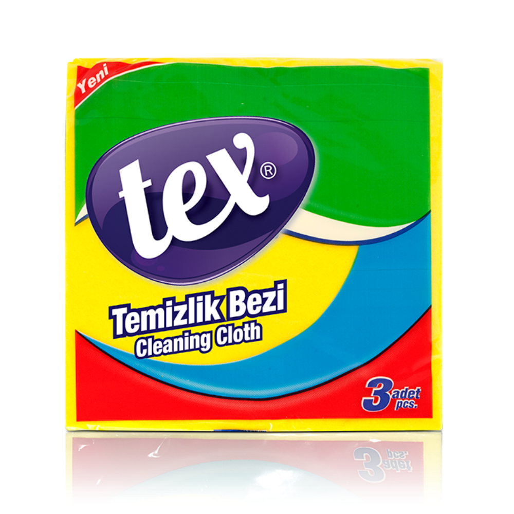 Tex Temizlik Bezi Sarı 3 Lü Paket
