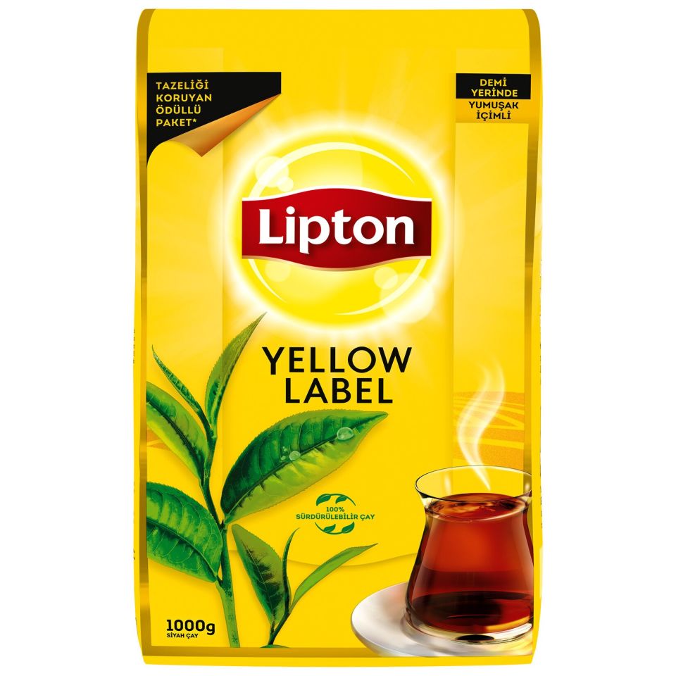 Lipton Yellow Label Çay 1 Kg.Paket
