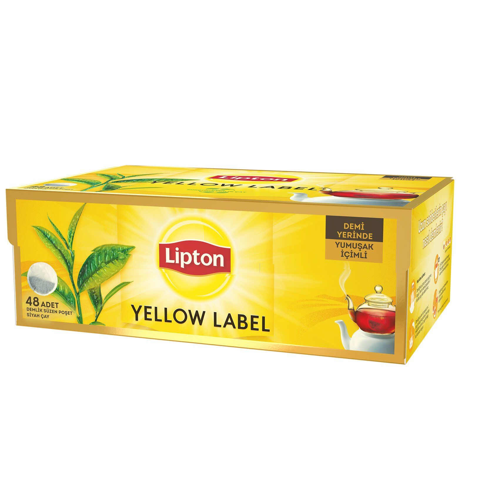 Lipton Yellow Label Demlik Poşet Çay 48 Li Kutu