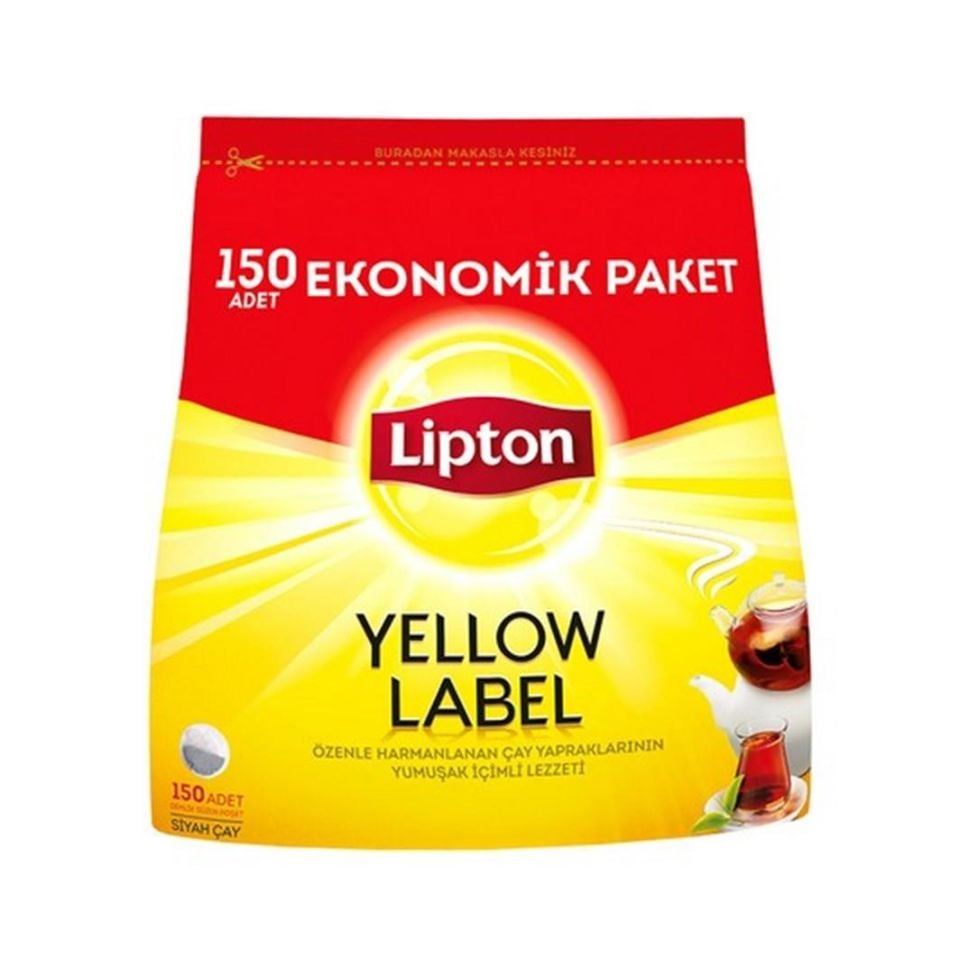 Lipton Yellow Label Demlik Poşet Çay 150 Li Paket