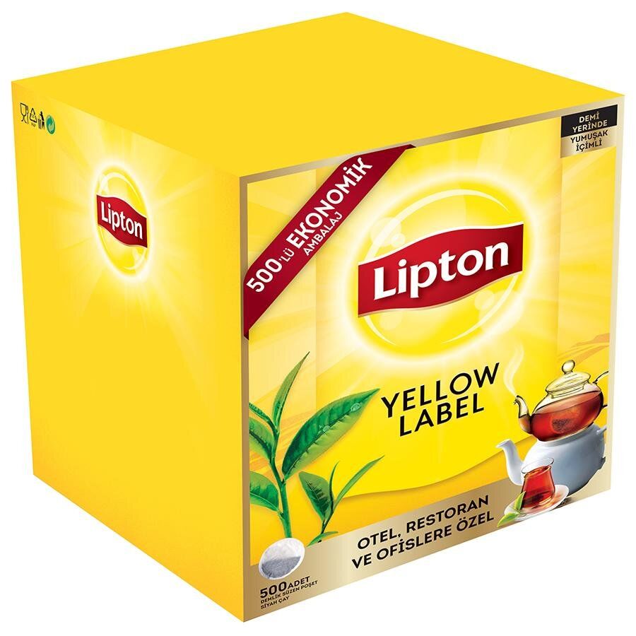 Lipton Yellow Label Demlik Poşet Çay 500 Lü Kutu