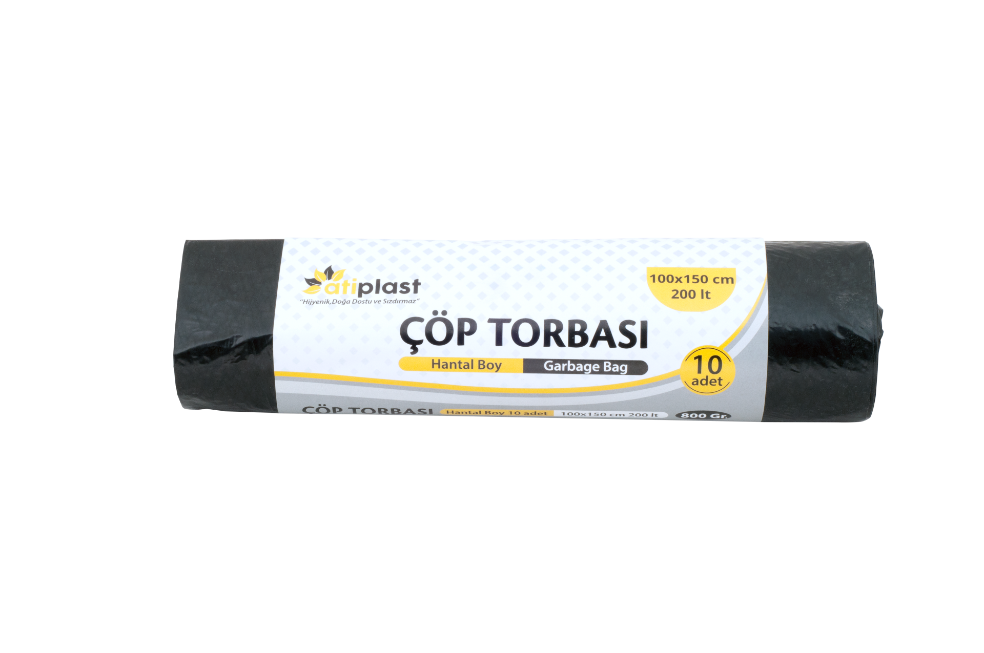 Atiplast Çöp Poşeti Endüstriyel Hantal 100X150 600 Gr.10 Lu Rulo