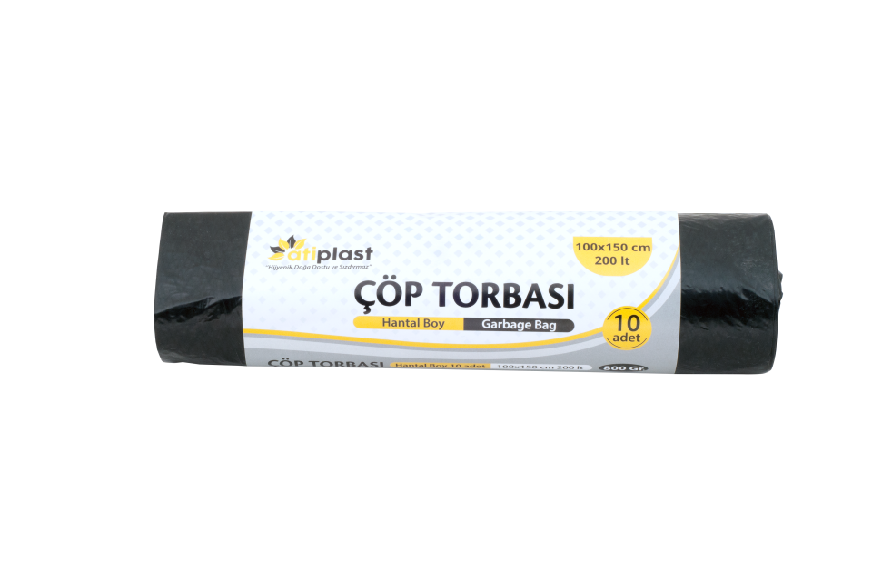 Atiplast Çöp Poşeti Endüstriyel Hantal 100X150 600 Gr.10 Lu Rulo