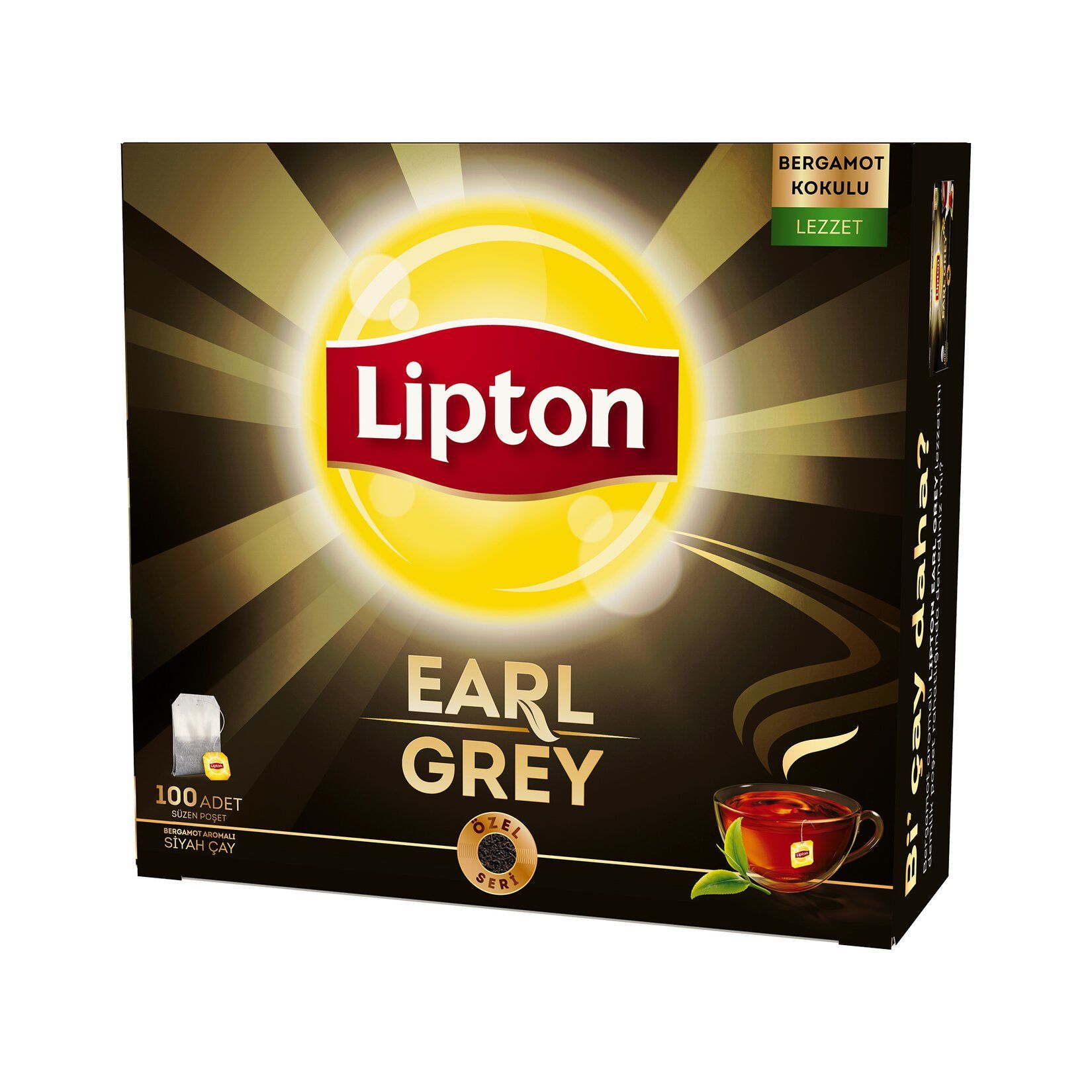 Lipton Earl Grey Bardak Poşeti Çay 100 Lü Paket