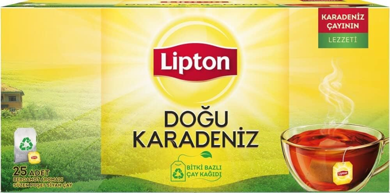 Lipton Doğu Karadeniz Çay Bardak Poşet 25 Li Kutu