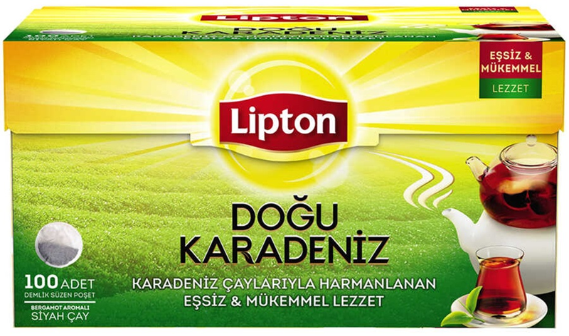 Lipton Doğu Karadeniz Çay Demlik Poşet 100 Lü Kutu