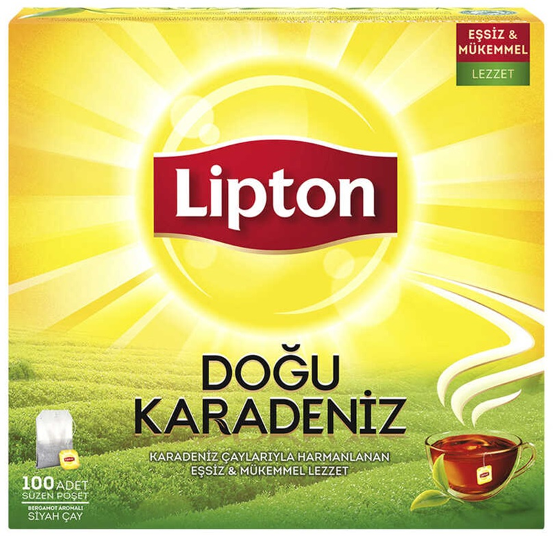Lipton Doğu Karadeniz Çay Bardak Poşet 100 Lü Kutu