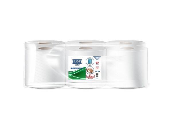 Lipa İçten Çekmeli Soft Havlu 3,5 Kg.21 Gr.65 Mt.6 Lı Koli