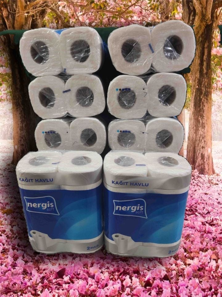 Nergis Rulo Havlu Soft 2 Li Paket