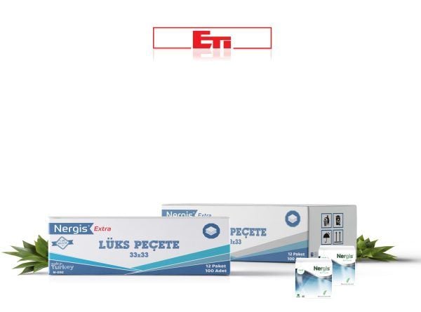 Nergis Servis Peçete 33X33 100 Lü Paket