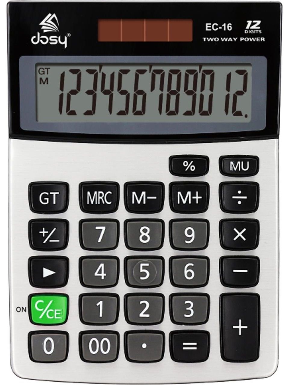 Dosy Hesap Makinesi 12 Haneli EC-16 Küçük Boy 140MMX104MM