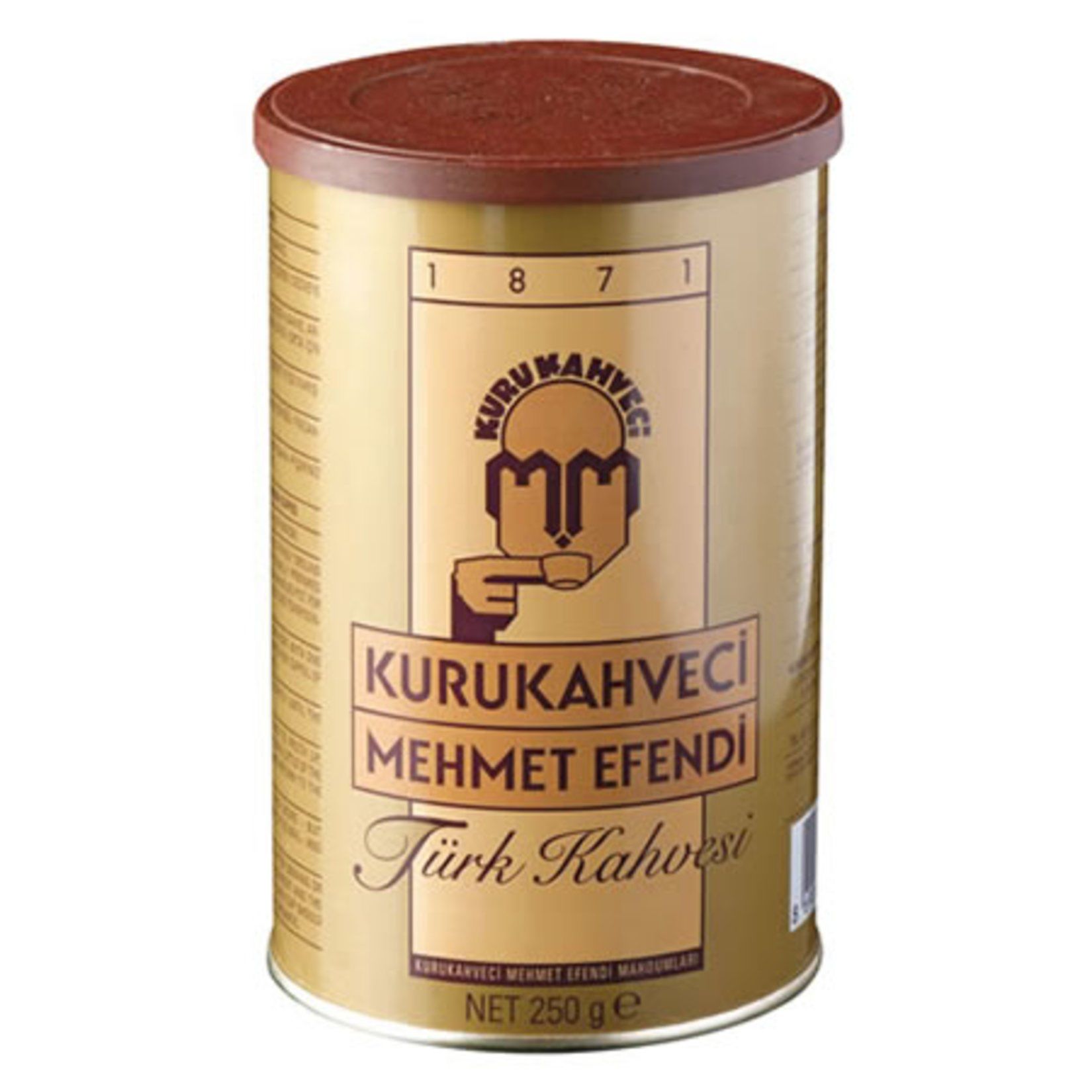 Mehmet Efendi Türk Kahvesi 250 Gr.Teneke Kutu