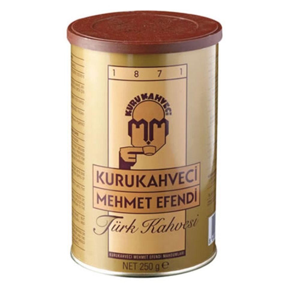 Mehmet Efendi Türk Kahvesi 250 Gr.Teneke Kutu