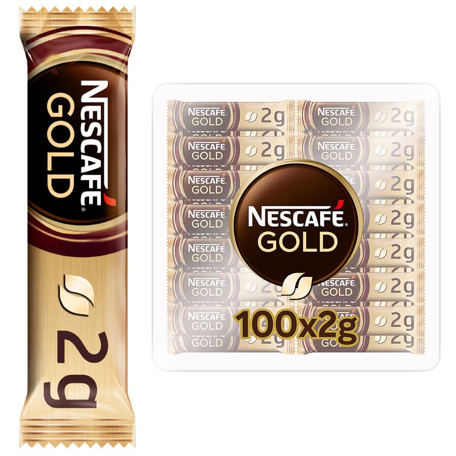 Nescafe Gold Kahve Poşet 2 Gr. 100 Lü Paket