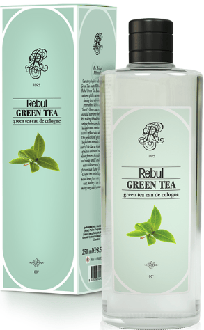 Rebul Kolonya 250 Ml.Cam Şişe GREEN TEA