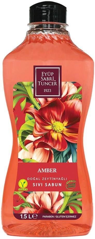 Eyüp Sabri Tuncer Doğal Zeytinyağlı Gizemli Ferahlık Amber Sıvı El Sabunu 1,500 Ml.