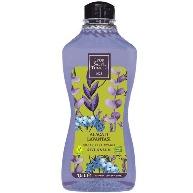 Eyüp Sabri Tuncer Doğal Zeytinyağlı Alaçatı Lavanta Sıvı El Sabunu 1,500 Ml.