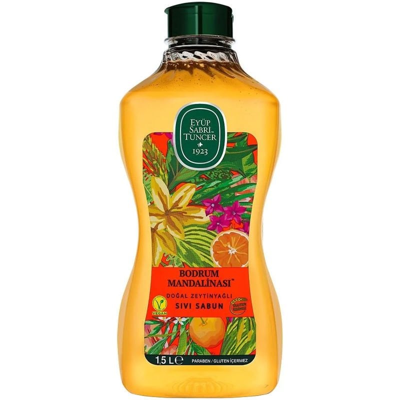 Eyüp Sabri Tuncer Doğal Zeytinyağlı Bodrum Mandalinası Sıvı El Sabunu 1,500 Ml.
