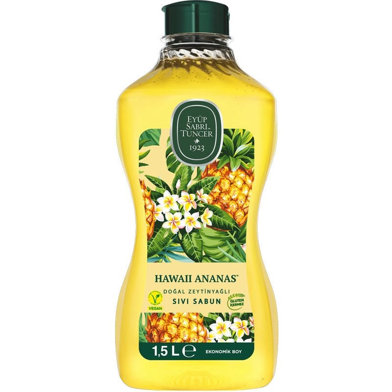 Eyüp Sabri Tuncer Doğal Zeytinyağlı Hawaıı Ananas Sıvı El Sabunu 1,500 Ml.