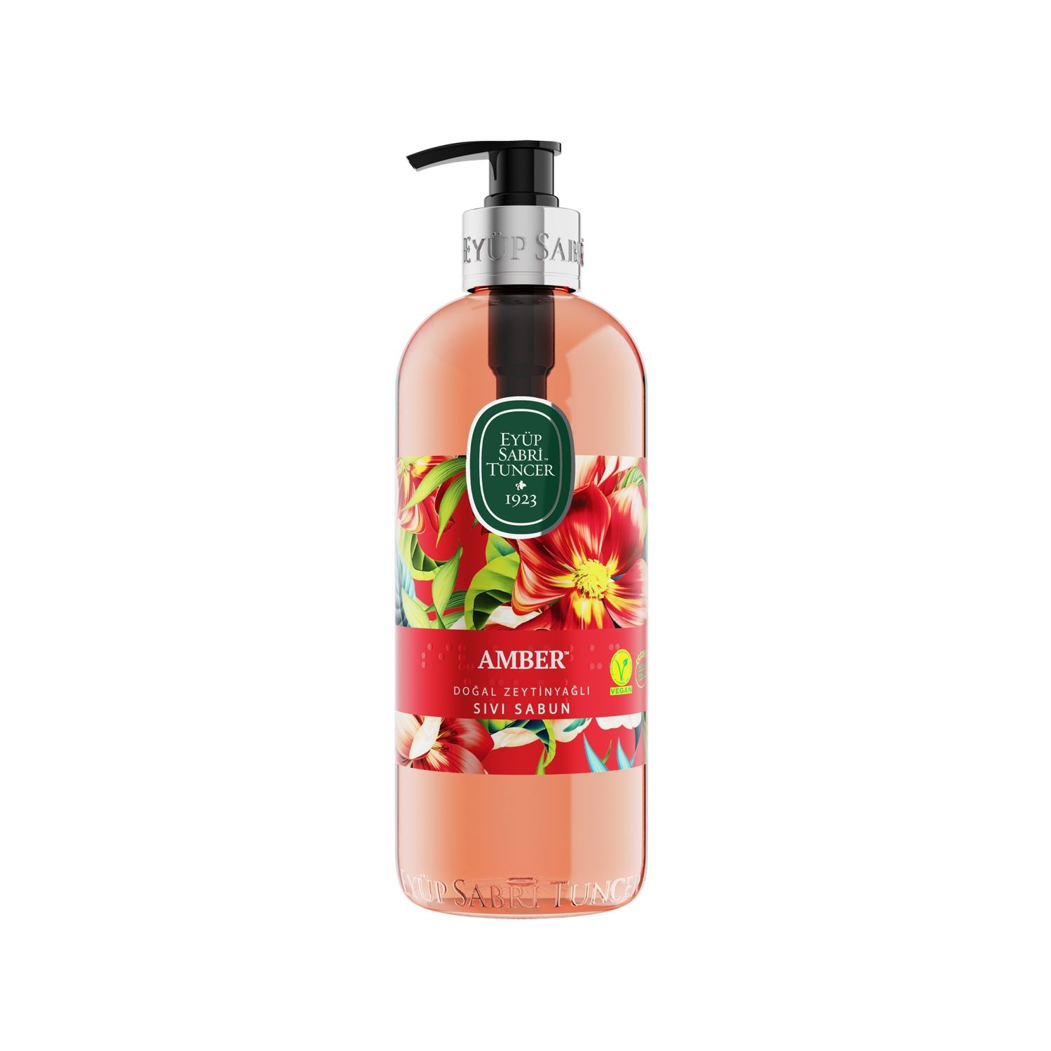Eyüp Sabri Tuncer Doğal Zeytinyağlı Amber Sıvı El Sabunu 500 Ml.