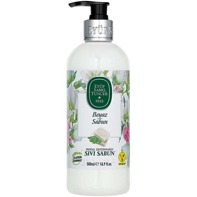 Eyüp Sabri Tuncer Doğal Zeytinyağlı Beyaz Sabun Sıvı El Sabunu 500 Ml.