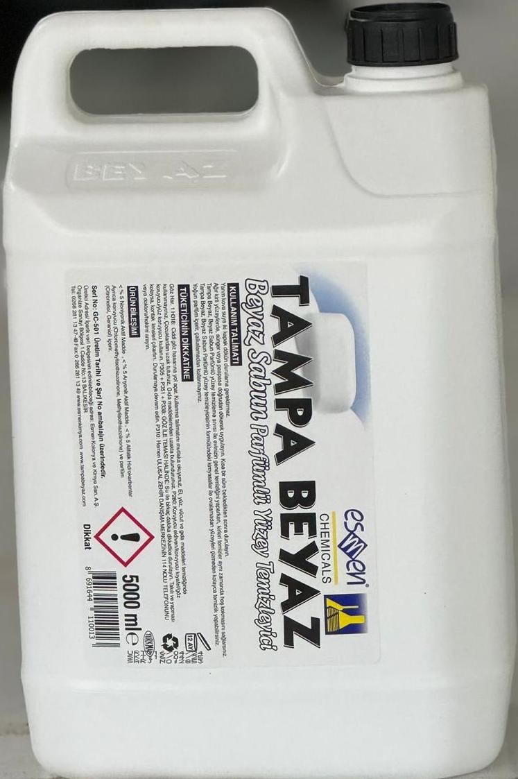 Tampa Beyaz Sabun Kokulu Yüzey Temizleyici 5 Kg.