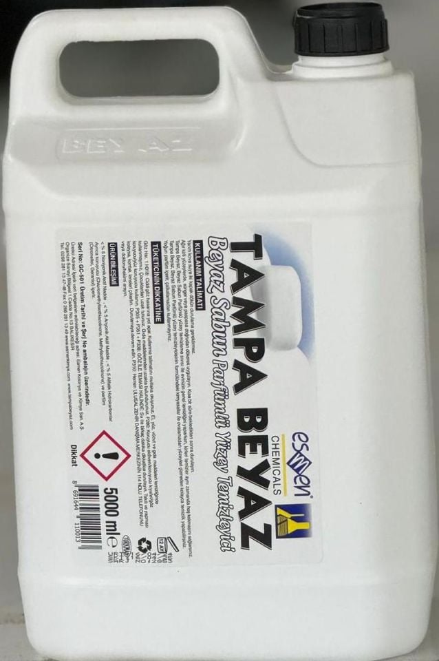 Tampa Beyaz Sabun Kokulu Yüzey Temizleyici 5 Kg.