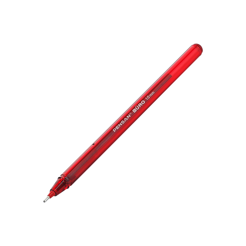 Pensan Büro Tükenmez Kalem Kırmızı 1 Mm.50 Li Kutu