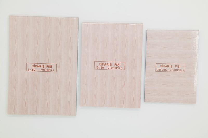 Sipariş Fişi 3/50 2 Nüsha Otocopili