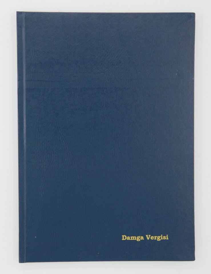 Damga Vergisi Defteri Ciltli Plastik Kapak 144 Yaprak