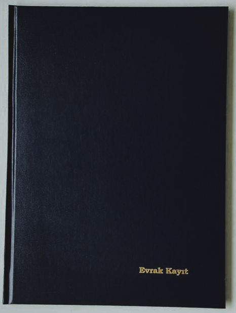 Evrak Kayıt Defteri Ciltli Plastik Kapak 144 Yaprak