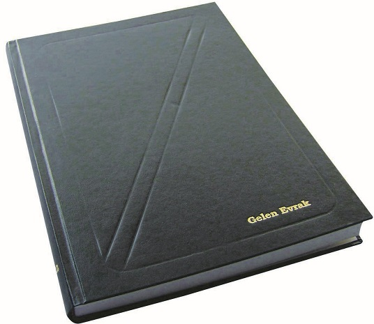 Gelen Evrak Defteri Ciltli Plastik Kapak 144 Yaprak