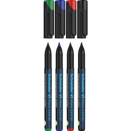 Schnedıer 224 M Permanent Kalem 4 Lü Paket