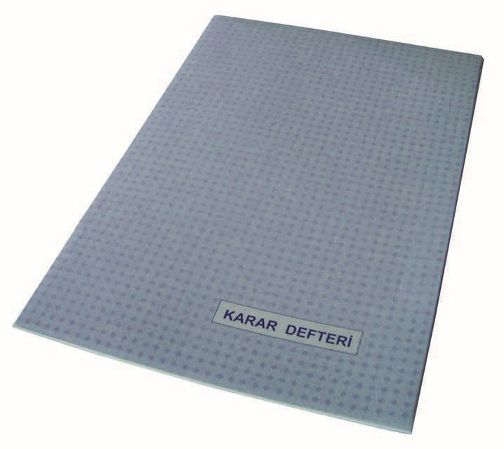 Karar Defteri Karton Kapak Numaralı 40 Yaprak