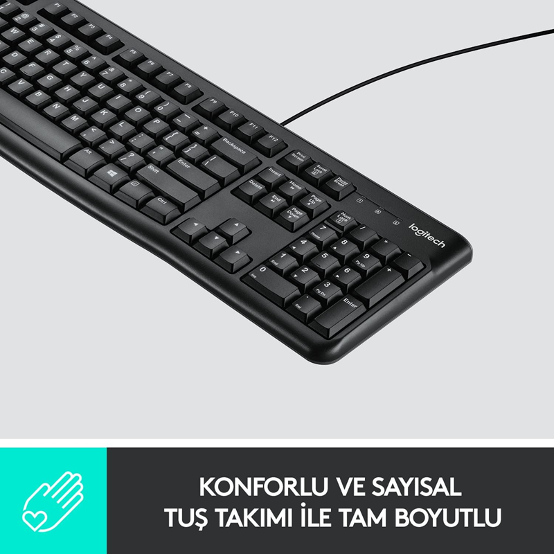 Logitech K120 Usb Kablolu Q Klavye Siyah
