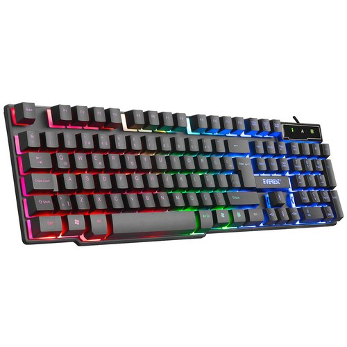 Everest KB-188 Gaming Işıklı Kablolu Klavye Siyah