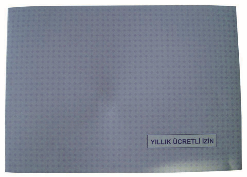 Ücretli İzin Defteri Karton Kapak 20 Yaprak